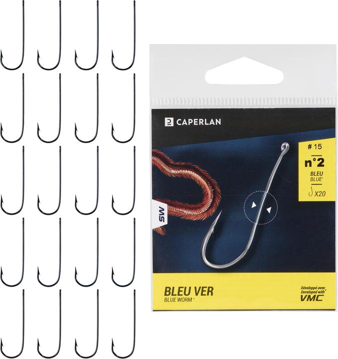 Actual product image Caperlan blue worm 150264