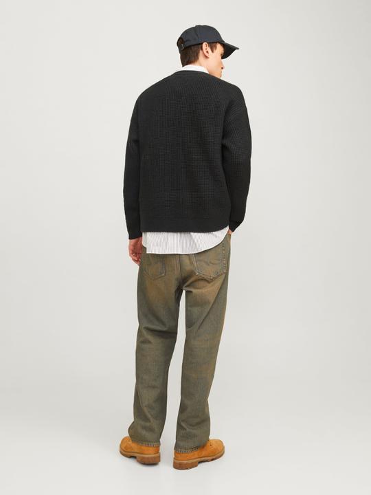 Produktbild Jack & Jones Einfarbig Strickpullover mit Rundhals Strickpullover mit Rundhals (XS)