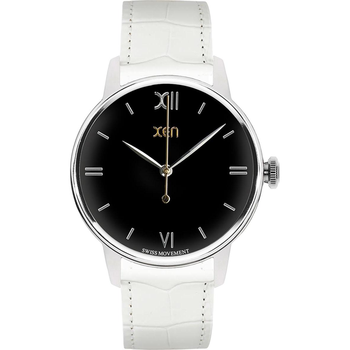 Xen, Armbanduhr, Armbanduhr Classic XQ0300, Weiss, (Analoguhr, 41 mm)