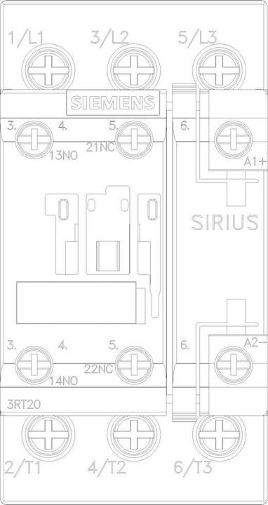 Produktbild Siemens Schütz 15kW 24Vdc Größe 0