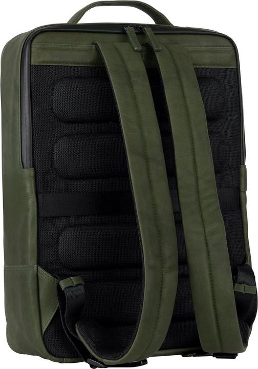 Actual product image Leonard Heyden Heyden The Hague rugzak 15 inch - Olijf (20 l)