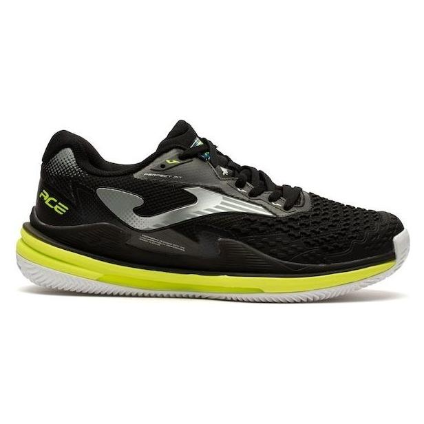 Joma, Herren, Sneakers, Ace Herren Schwarz Schuhe, Schwarz, Gelb, (41)
