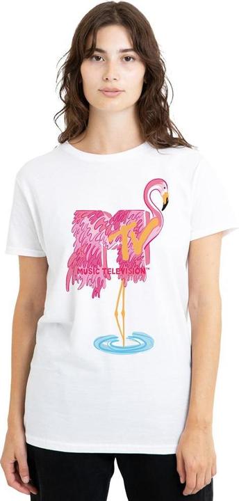 Actual product image MTV Unisex Adult Flamingo T-Shirt (S)