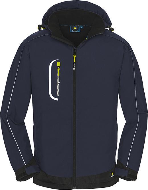 Actual product image BIG Arbeitsschutz Men's softshell jacket Montana blue size 3XL (3XL)