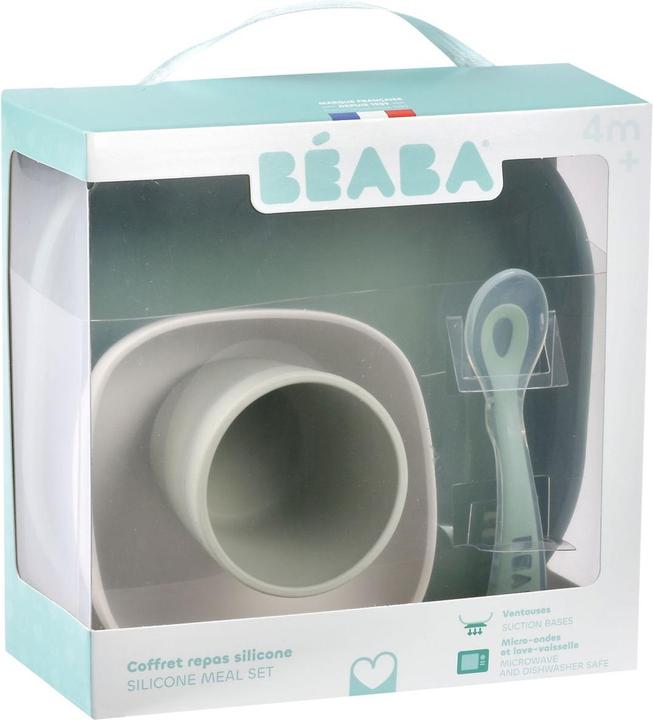 Produktbild Beaba Silikon Geschirr-Set 4-tlg salbei