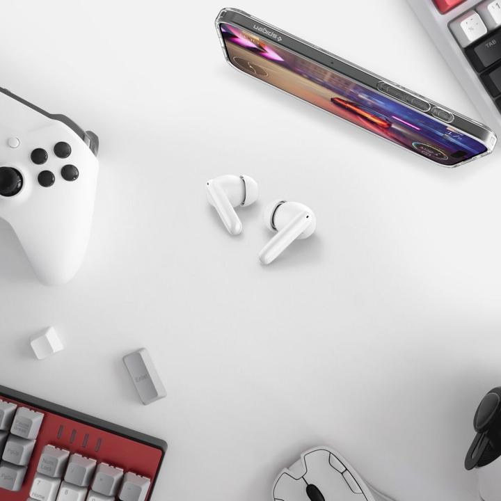 Actual product image Spigen TWS Headphones SA2400 ANC white (ANC, 6 h, Wireless)