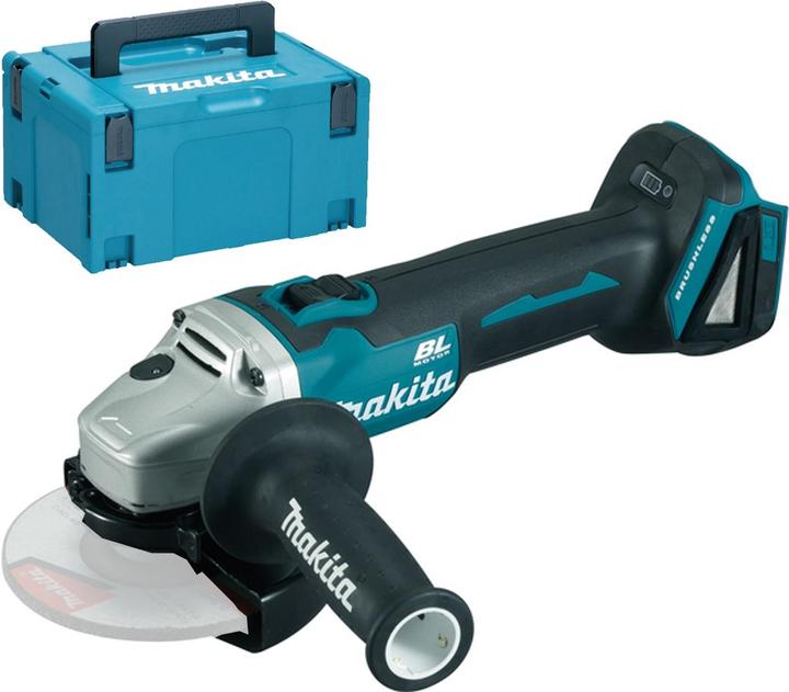 Actual product image Makita Angle grinder DGA504ZJ, without battery (125 mm)