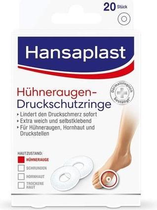 Produktbild Hansaplast Hühneraugen-Druckschutzringe, 20 St. Pflaster (20x)
