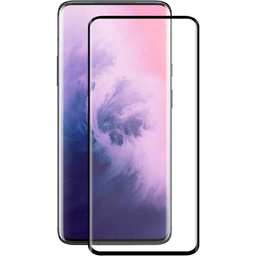 Protectorking 3x Ceramic-Glass Full Cover HD Klar (3 Stück, OnePlus 7 Pro), Smartphone Schutzfolie, Transparent