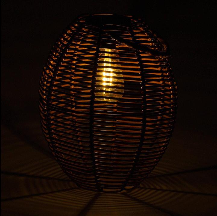 Actual product image EGLO Lamp lantern SOLAR 45 cm, brown, energy efficiency class EnEV