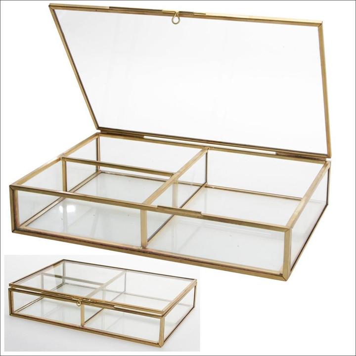 Produktbild Schwäbische Albumfabrik Vitrinen Echt Glas Design Natur Messing