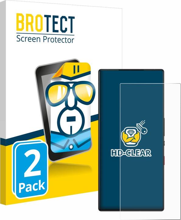 Actual product image BROTECT Screen Protector Clear (2 pcs., Nubia Red Magic)