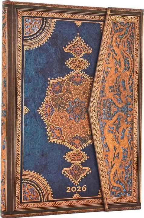 Immagine prodotto Paperblanks PAPERBLAN Agenda Michelangelo 2026 DD0614-6 1W/1S VSO Midi HC DE 13x18cm (MIDI, 1 settimana / 1 pagina)