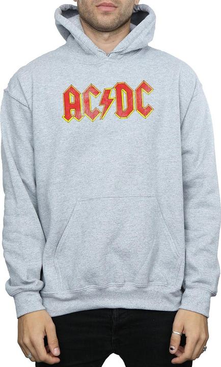 Produktbild AC/DC Distressed Red Logo Kapuzenpullover (L)