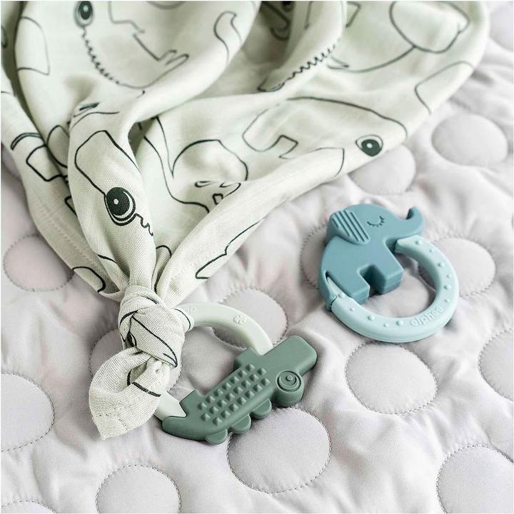 Productafbeelding Done by Deer Beissring 2er-Pack Deer friends Grün/Blau