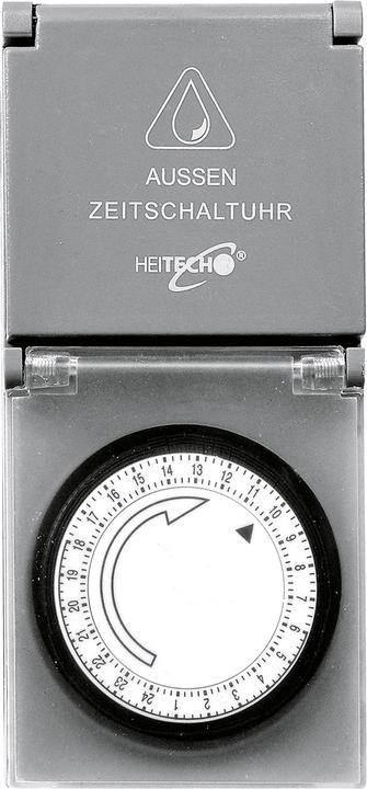 Produktbild Heitech Zeitschaltuhr mit Klappdeckel mechanisch