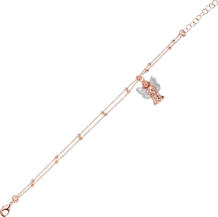 Produktbild Ottaviani Rose gold bronze bracelet with silver glitter