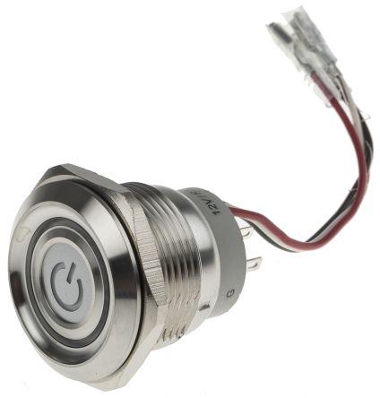 Produktbild RS PRO Switch Pushbutton 30mm blue /red /green
