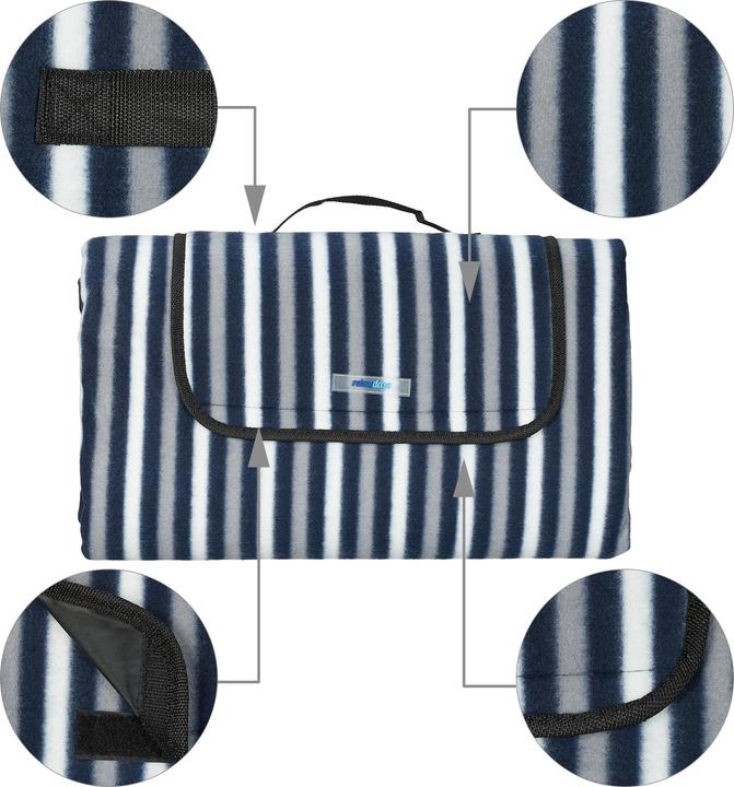 Produktbild Relaxdays Picknickdecke