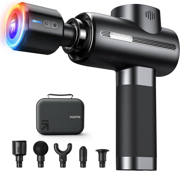 Actual product image Renpho Active Thermacool Massage Gun - Massage gun (5 Steps, 180 min)