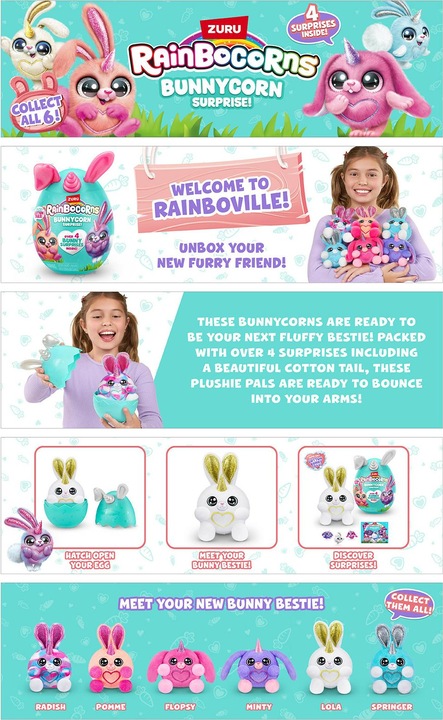 Produktbild Zuru Bunnycorn Surprise Series 2 Plush Mini (17.50 cm)