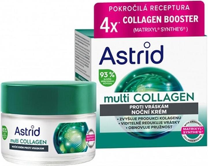 Produktbild Astrid Anti-Wrinkle And Elasticity Restoring Night Cream Multi Collagen 50 Ml (50 ml, Nachtcreme)