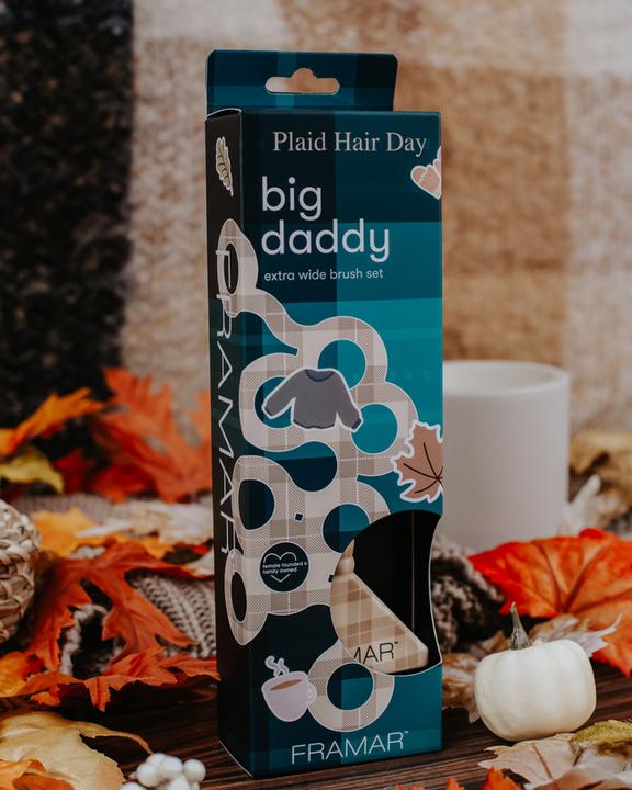 Actual product image Framar Plaid Hair Day Big Daddy Set