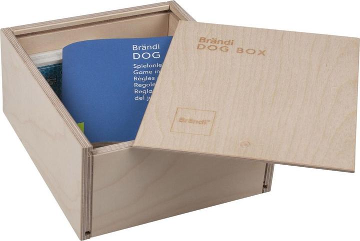 Immagine prodotto Brändi Scatola di legno per cani 3in1 (Tedesco, Francese, Italiano, Inglese)