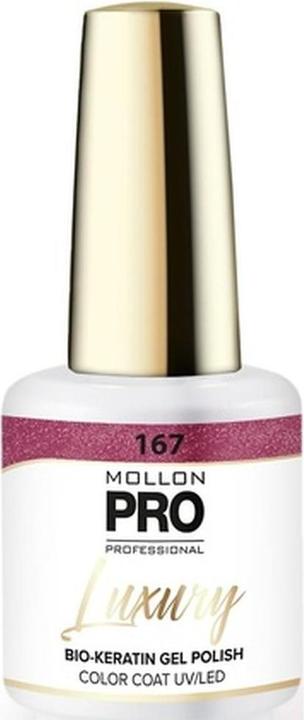 Immagine prodotto Mollon Pro Luxury Nail Polish Semi-Permanent No. 165 Cool Pink 8ml (Rosa freddo, Smalto)
