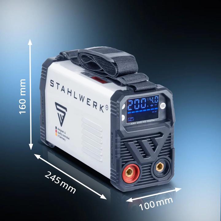 Actual product image Stahlwerk Welding machine ARC 200 MD Digital fully equipped - Inverter 200 Ampere