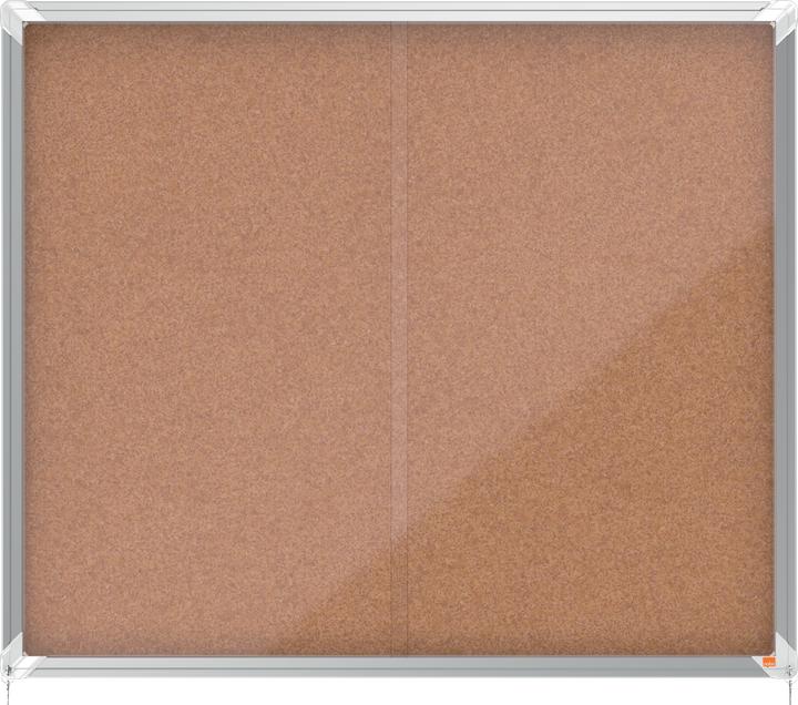 Actual product image Nobo Lockable Notice Board Premium Plus Indoor Cork (Bulletin board)