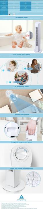 Produktbild Aigostar Turmventilator Duke, 77cm