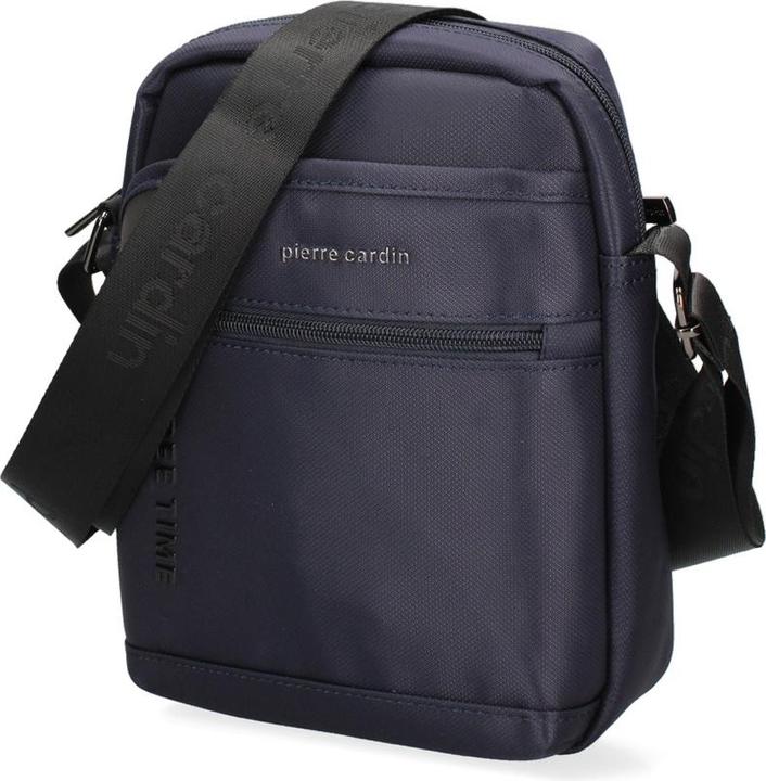 Produktbild Pierre Cardin **Umhängetasche Herren - Modell False - Veganes Pu-Leder** - 18.0 X 25.0 X 6.0 Cm