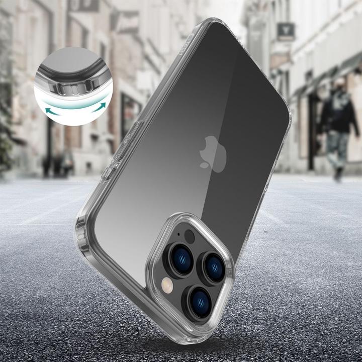 Produktbild Tech-Protect FlexAir Hybrid iPhone 16 Pro Max Case - Clear (Apple iPhone 16 Pro Max)