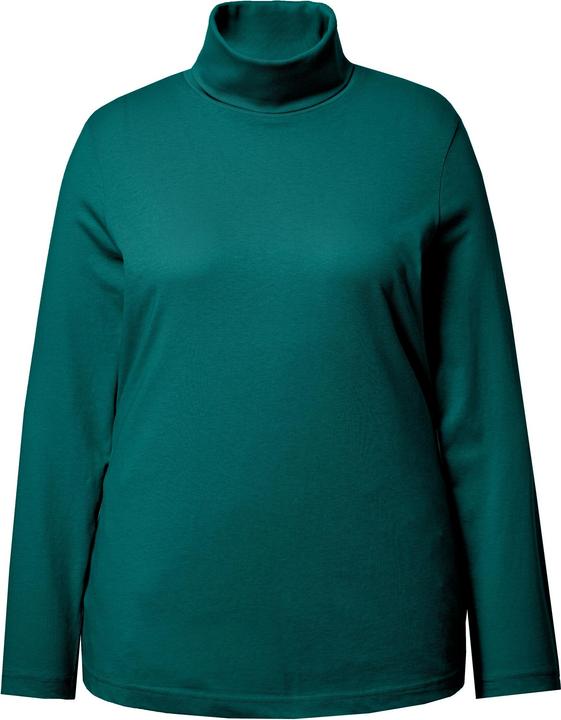 Actual product image Ulla Popken Basic Long Sleeve Slim Fit Turtleneck (60)