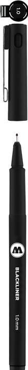 Actual product image Molotow Pigmentliner 1,0mm Blackliner black (Black, 1x)