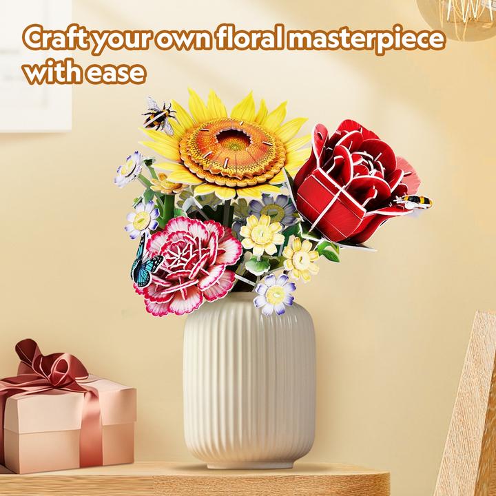 Immagine prodotto Cubicfun 3D Puzzle Blumentopf Rose 120 Teile (120 pezzi)