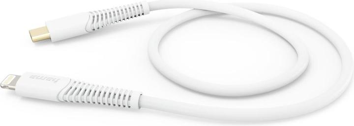 Actual product image Hama Charging cable, USB-C - Lightning, 1.5 m, white (1.50 m, USB 2.0)
