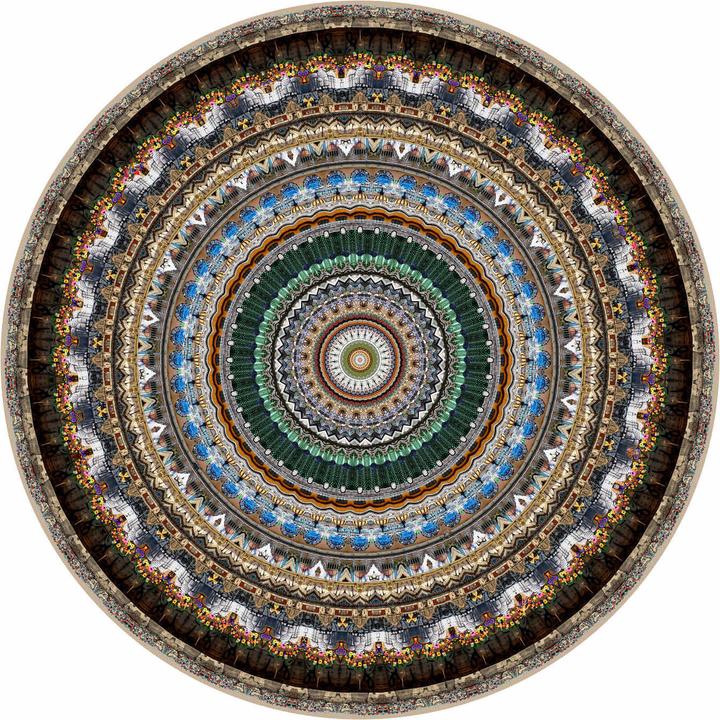 Produktbild Moooi Urban Mandala Teppich (350 cm)