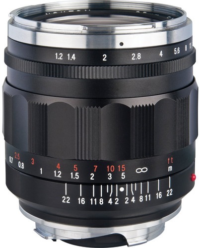 Voigtländer Objectif Nokton 35 mm, f/1.2 II, baïonnette M (Leica M, Plein format)