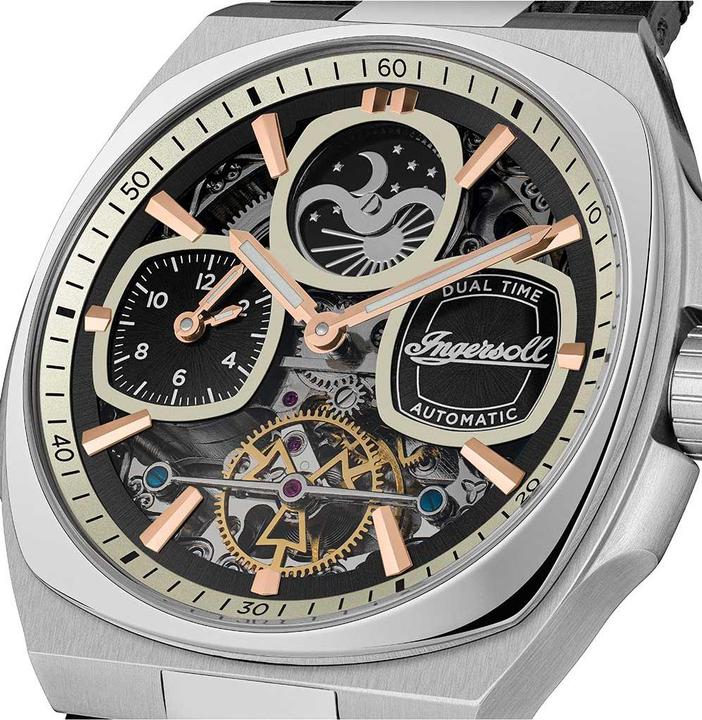 Immagine prodotto Ingersoll 1892 Ingersoll I15801 Orologio da uomo The Spirit Automatic 47mm 5ATM (Orologio da polso analogico, 47 mm)