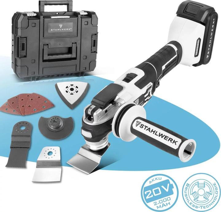 Produktbild Stahlwerk Deltaschleifer Multicutter Akku Multifunktionswerkzeug 900 W Brushless