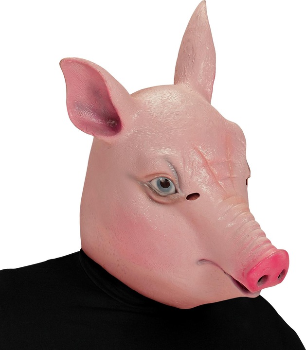 Produktbild Widmann Ganzkopf Maske Schwein