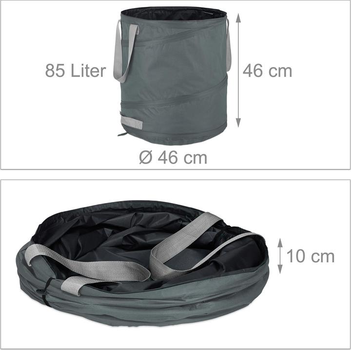 Image du produit Relaxdays 3x sac à feuilles (85 l)