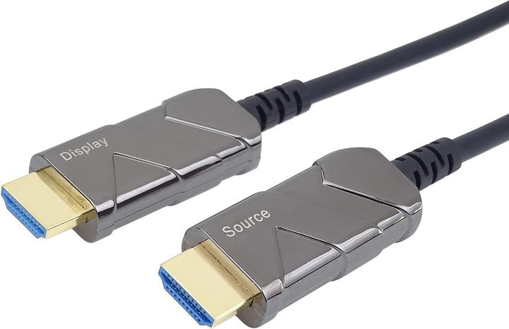 Productafbeelding PremiumCord Ultra High Speed HDMI 2.1 optický fiber kabel 8K@60Hz, zlacené 10m (10 m)