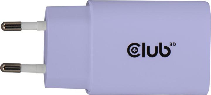 Actual product image Club 3D Club3D Lifestyle Ladegerät USB-C 30Watt, 2Stk lila retail (30 W, 1 portion)