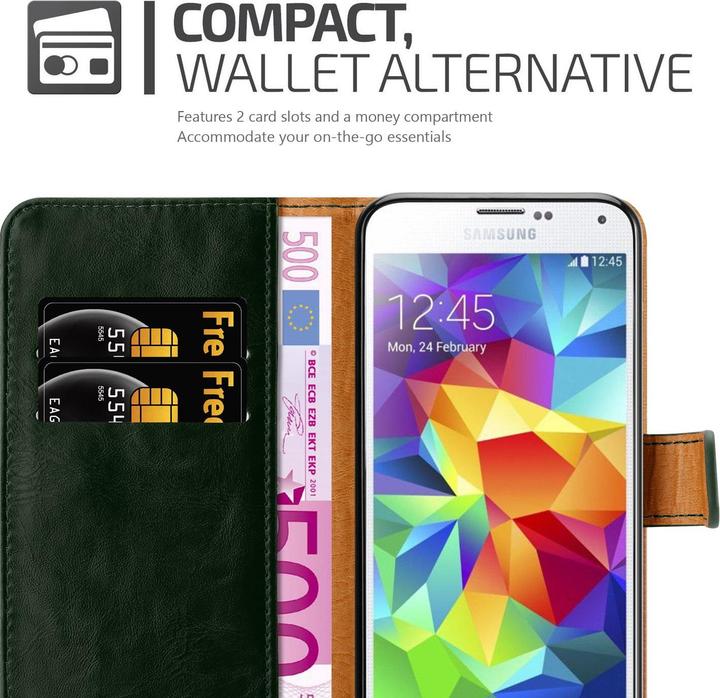 Immagine prodotto Cadorabo Copertina di lusso del libro (Samsung Galaxy S5, Samsung Galaxy S5 Neo)