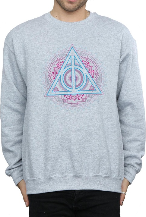 Image du produit - Sweat NEON DEATHLY HALLOWS - Homme (XXL)
