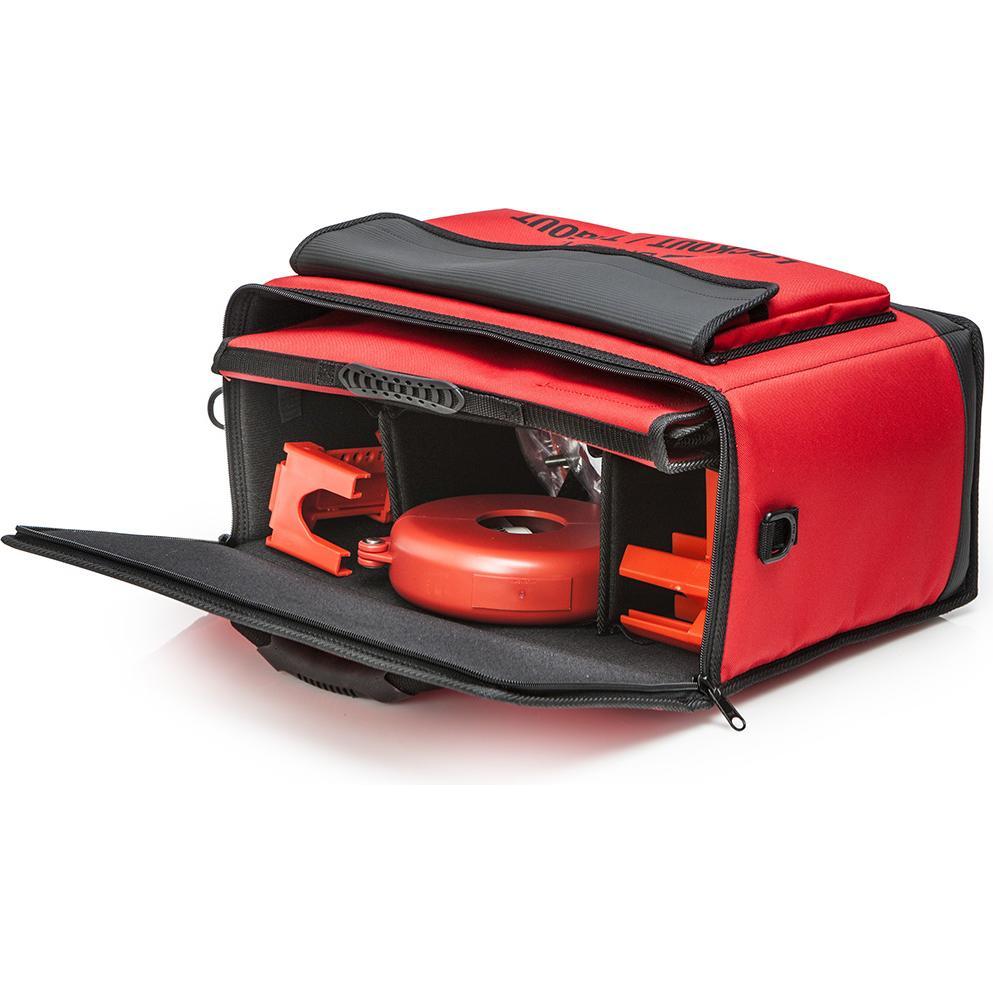 Brady, Accessori protezione sul lavoro, Borsa di vendita LOTO - borsa con contenuto completo, in nylon, rossa, etichettatura: LOCKOUT/TA