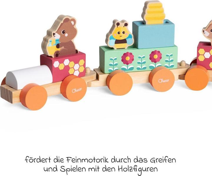 Actual product image Chicco My Wood Friends - Teddy'S Train